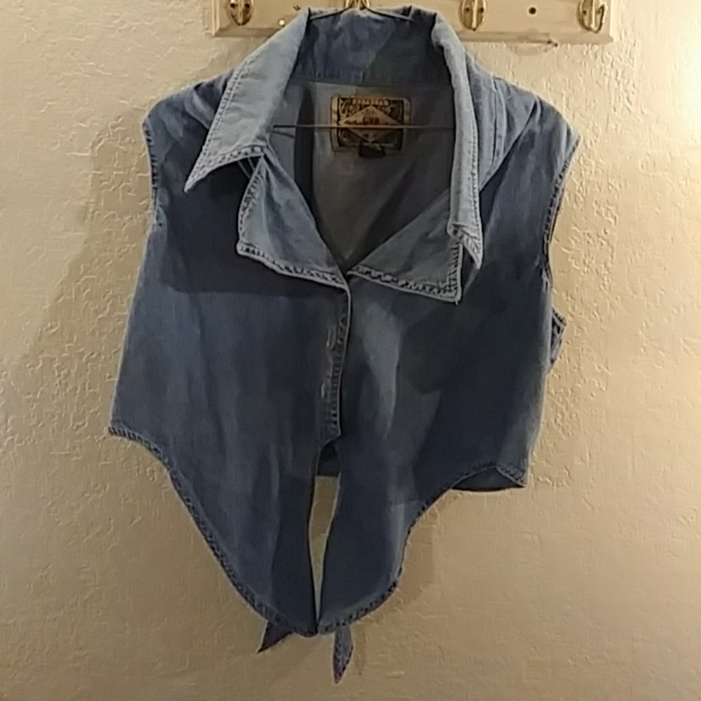 Express EXP Chambray Top